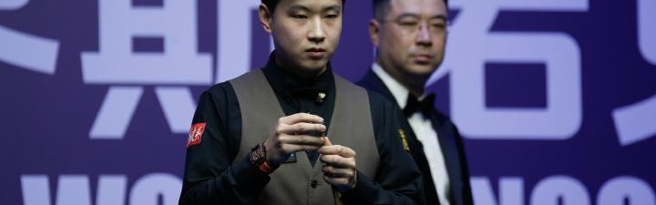 开云体育下载-痛失好局！斯诺克武汉公开赛：赵心童4-5遭马奎尔逆转 止步32强