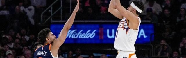 开云体育下载-三分绝杀助太阳收获7连胜 布克闪耀麦迪逊花园